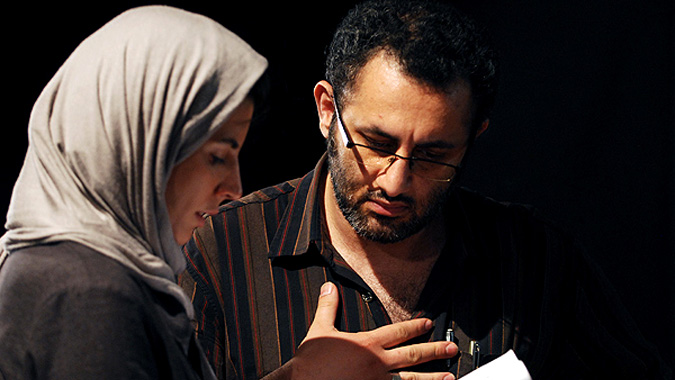 پشت صحنه فيلم سينمايي پرسه در مه - با حضور ليلا حاتمي